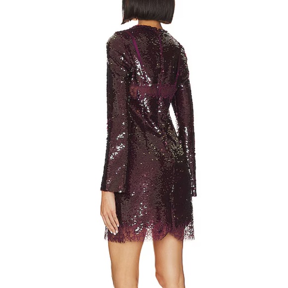 Mako Mini Dress in Mangosteen - Picture 2 of 5